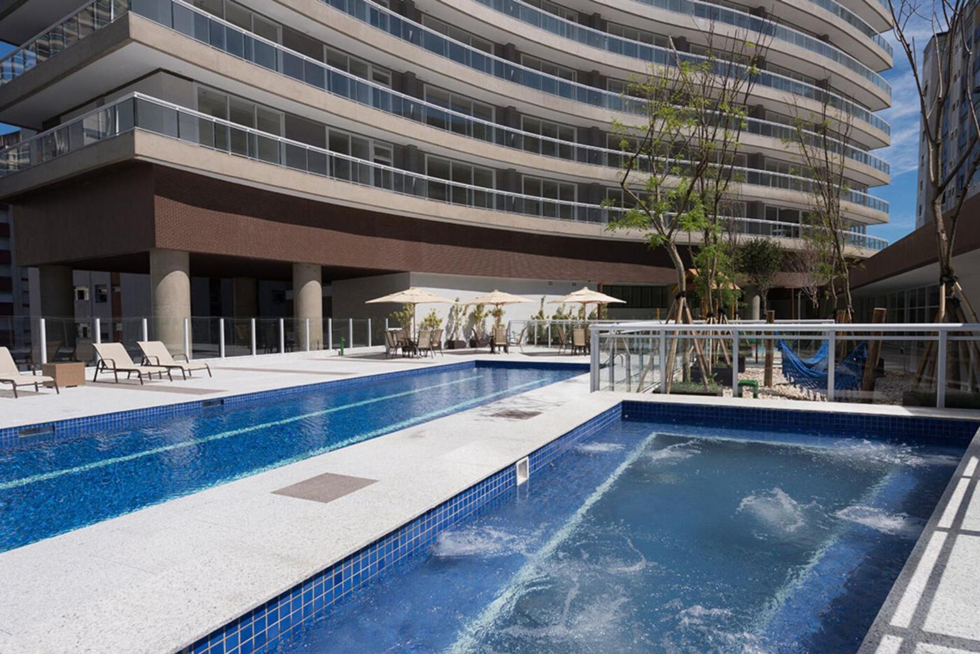 Ferienwohnung Book Santos Unlimited 817 Elegancia Vista Mar Exterior foto